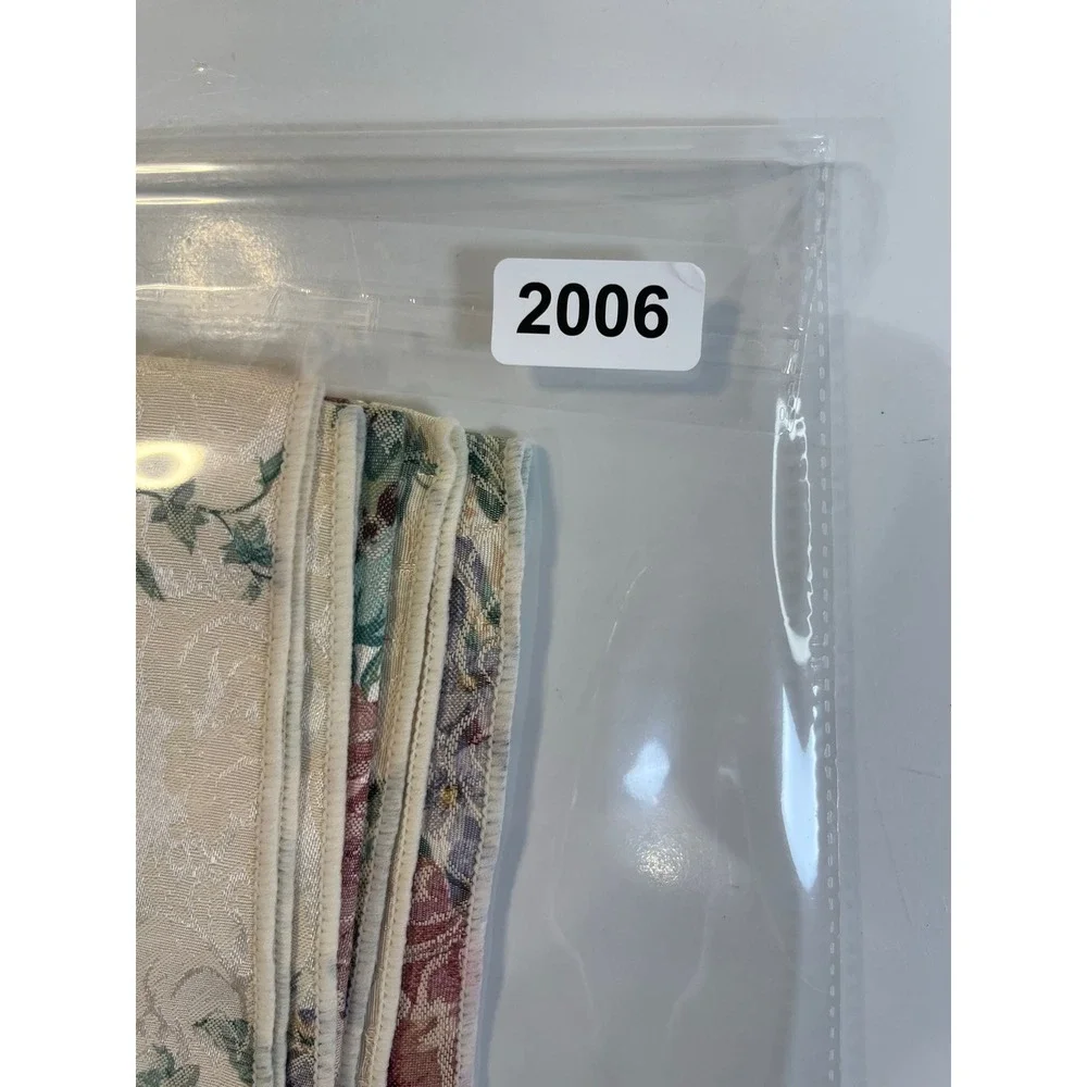 English‎ Rose Floral Tapestry Cloth Napkins Set of 2 Vintage Cottagecore Decor